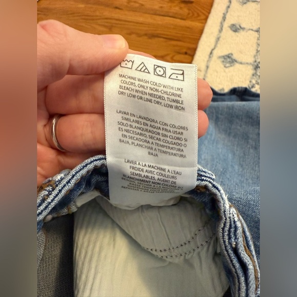 STAUD x Wrangler Denim Knee-Length Pencil Skirt - Size 30 - Picture 10 of 13